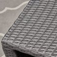 thumbnail image 5 of Noble House St. Lucia 2-Piece Wicker / Rattan Outdoor Sofa Set in Gray/Silver, 5 of 6