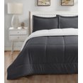 thumbnail image 2 of Reversible Mink & Berber Plush Sherpa Comforter Set, 2 of 3