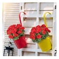 thumbnail image 6 of Morttic Artificial Red Geranium Silk Flowers Outdoor Plant Bush 2 Bundles Faux Flower  for Interior Decoration, Porch Garden Decoration, 6 of 7