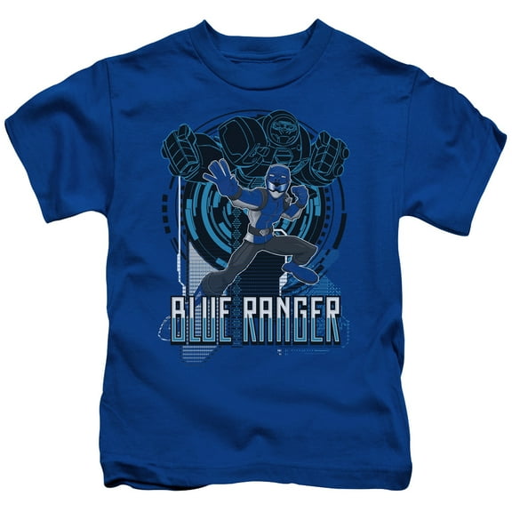 Power Rangers Blue Ranger Youth 18/1 T-Shirt Royal Blue