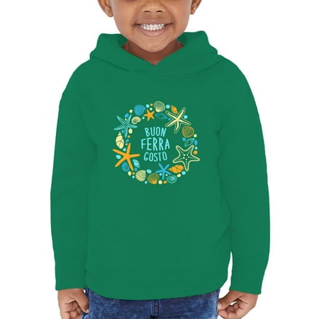 

Buon Ferragosto Sea Wreath Hoodie Toddler -Image by Shutterstock 4 Toddler