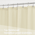 thumbnail image 6 of Mrs Awesome Waterproof Fabric Shower Curtain Liner Microfiber with 3 Magnets, Cream -72"x72", 6 of 7