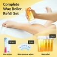 thumbnail image 7 of Waxfans Roll on Wax ,Honey Wax Roller for Hair Removal, at Home Waxing Kit for Women,Wax Strips,Soft Wax, Not included :roll on wax warmer, 7 of 7