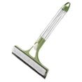 thumbnail image 2 of 3-in-1 Window Cleaning Tool with Built-in Spray Bottle - All Glass Surfaces Squeegee, Scraper & Scrubber for Windows, Cars, Showers & Mirrors (light green), 2 of 6