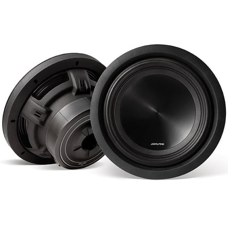 2 Alpine SWT-10S2 Car Subwoofer 1000W 10" Single 2-ohm Shallow Mount Subwoofer