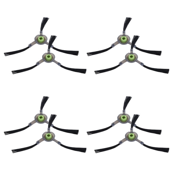4 Pair 3-Armed Side Brush for Lefant M210 M210S M210B M213 Vacuum Cleaner