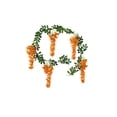 thumbnail image 2 of Iumwxz Artificial Forsythia Wisteria Garland Greenery Decorative Floral Vine Door Window Railing Home Wedding Event Spring Summer Visual Arrangement Orange, 2 of 6