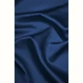 thumbnail image 2 of Gorgeous Home Linen 1 Panel Faux Silk Navy Blue Color Lined Blackout Room Darkening Window Curtain Drapes with Grommets 63" Length, 2 of 7