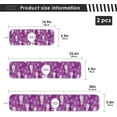 thumbnail image 4 of Coolnut 2 Pack Faucet Dry Mat for Kitchen Sink, Winter Ice Snowman 14x5 Inch Faucet Drying Mat Absorbent Mat Fast Dry Mat for Kitchen, Bathroom, 4 of 7