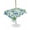 Blue, variant on Outdoor Tablecloth with Umbrella Hole for Patio/Picnic/Party/Camping, Blue Green Botanical Waterproof Table Cloth Square Cover Washable, Spring Floral Summer Rustic (60"x 60")