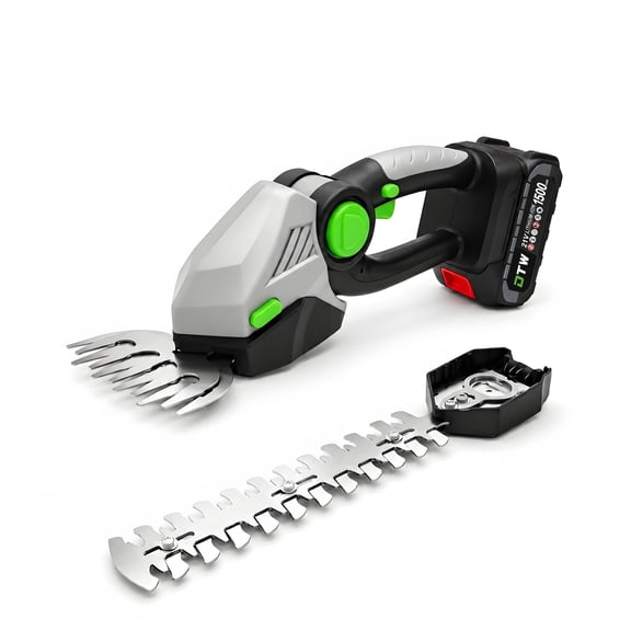 MOSENSE 2-in-1 Lithium-Ion Hedge Trimmer, Multi-Function Cordless Handheld Garden Shears for Shrubs, Trees, Gardens, Patios and Lawn Trimming