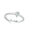 thumbnail image 4 of CHOOSE YOUR COLOR White Cubic Zirconia Ring Promise .925 Sterling Silver Band Jewelry Female Size 10, 4 of 4