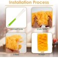 thumbnail image 2 of 24 Count Feather Duster Refills for Swiffer Dusters Handle, 360 Degree Multi-Surface Duster Refill Kit with 1 Extra Handle, Disposable Dust Removal Brush Heads for Electronics Furniture, Car Interior, 2 of 7