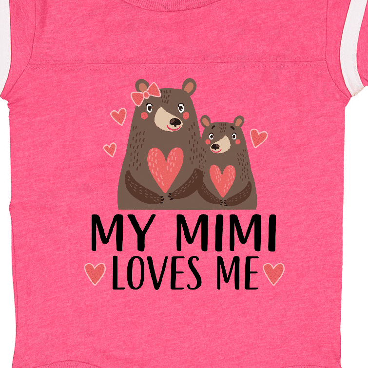 Inktastic My Mimi Loves Me Bear Boys or Girls Baby Bodysuit
