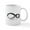White, variant on CafePress - Infinity Symbol Mugs - 11 oz Ceramic Mug - Novelty Coffee Tea Cup
