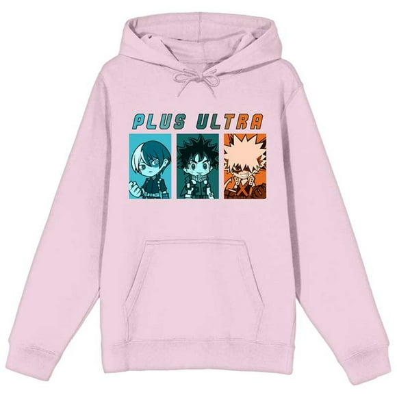 My Hero Academia Plus Ultra Pink Hoodie