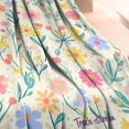 thumbnail image 3 of Pioneer Flower Blanket,Comfortable Soft Flannel Throw Blanket,All Season,Warm Lightweight Blankets for Sofa Bed Couch Living Room Chair,40"x50"(100x130cm), 3 of 4