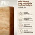 thumbnail image 3 of John Boos Chop N Slice Small Maple Wood Edge Grain Cutting Board, 10" x 5" x 1", 3 of 12