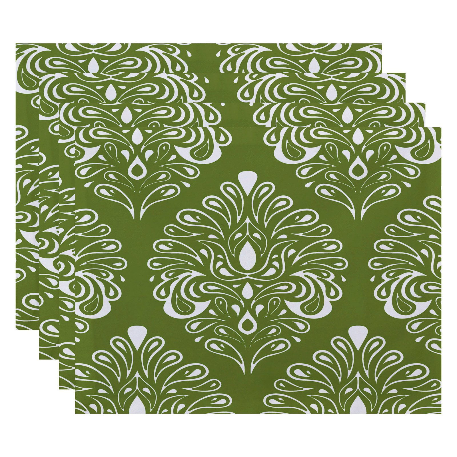Simply Daisy 18" x 14" Veranda Geometric Print Placemat (Set of 4)