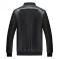 thumbnail image 4 of Cuero de PU para hombres de mediana edad, cuero de motocicleta para hombres, 4 of 4