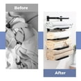 thumbnail image 3 of Stainless Steel Towel Rack, 5-Tier Wall Mounted Bathroom Storage Rack, Towel Shelf for Bathroom/RV/Camper, Bathroom Towel Rack for Rolled Bath Towels, Hand Towels, 3 of 7