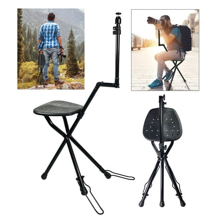 Vidpro SP-12 SeatPod Portable Folding Camera Mount with Integrated Chair. Perfect for Nature Photography Bird Watching and Sporting Events. Compatible with Cameras DSLRs Spotting and