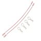 thumbnail image 1 of R Pins Anti-lost Body Shell Wire Climbing Model Car DIY Modified Rojo Sunnimix clips de coche rc, 1 of 8