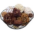 thumbnail image 4 of Blue Donuts Decorative Balls For Centerpiece Decorative Bowl Fillers Assorted Rattan Wicker Balls Orb Grapevine Ball Vase Fillers Table Decor, 4 of 5