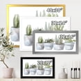thumbnail image 4 of Designart 'Succulent and Cactus House Plants V' Farmhouse Framed Art Print, 4 of 4