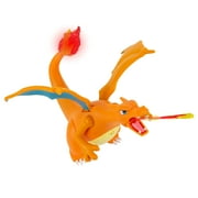 Pokemon Charizard Deluxe Feature Figure - Includes 6-inch Interactive Charizard Figure plus 2-inch Pikachu Figure with Figure Launcher