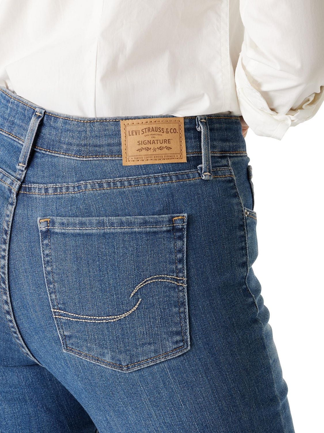 Jean mi-taille bottillon pour femme Levi Strauss SignatureMC
