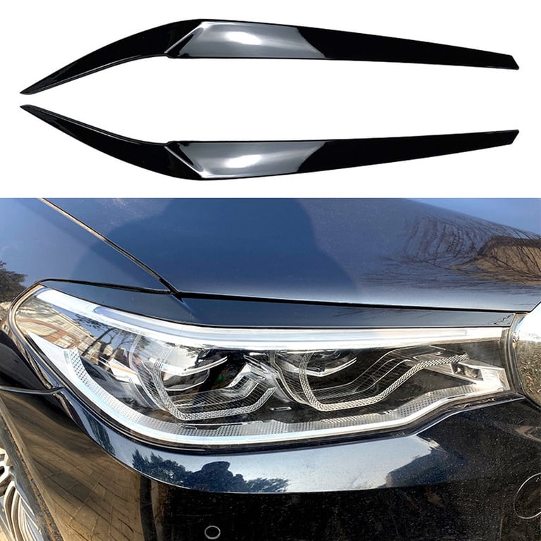 Headlight Eyelid 2pcs Headlight Eyebrow Left Right