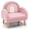 Pink + Sofa Chair, variant on Sofa, Toddler Rocking Chair with Solid Wooden Frame, Anti-Tipping Design, Plush Fabric, Children Armchair for Kindergarten Preschool, Gift for Boys Girls (Pink)