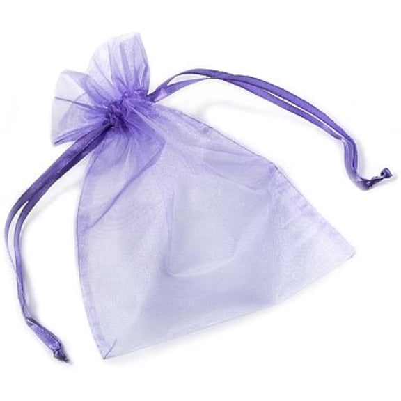 Dozen Organza 3" x 4" Drawstring Bag Pouches Orchid