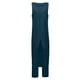 thumbnail image 1 of Conjunto informal de dos piezas sin mangas y cuello redondo para mujer: pantalones con diseño palazzo plisado fruncido, nylon/spandex, tallas S-XXXL, verano/playa., 1 of 4