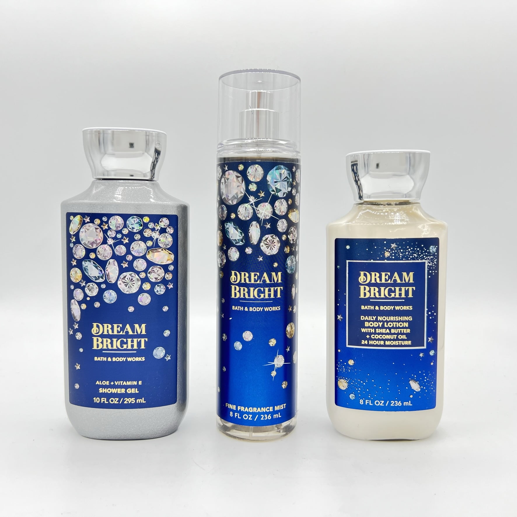 Bath & Body Works Champagne Toast Gift Bag Set - Fine Fragrance Mist, Shower Gel, Body Lotion, Shea Butter Hand Cream