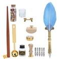 thumbnail image 1 of Quill Dip Pen Wax Set, Exquisite Retro Feather Pen Wax Set Durable High-Quality Materials, 1 of 8