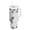 Grey Cute Donkeys Pattern, variant on 40 oz Insulated Stainless Steel Tumbler Double Wall Stainless Steel Tumbler with 2-Way Drinking Cute Cartoon Llama Pattern