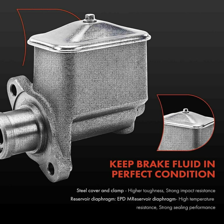 Brake Master Cylinder For 1960-1966 Chevy/GMC Trucks – Cast Iron, 1.125" Bore, Fits C10, C20, Suburban & More