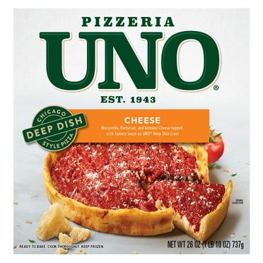 Pizzeria Uno 9in Chicago Style Deep Dish Cheese Pizza, Marinara Sauce, Frozen