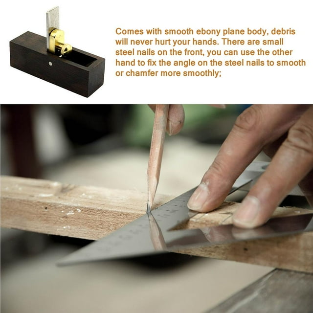 Woodworking Planer Fine Workmanship Hand-held Plane Carpenter Wood Planer Hand Tools Easy to Operate Woodworking Trimming Planer for Finishing Wooden Surfaces Trimming Polishing