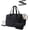 Black, variant on Small Gym Bag for Women with Large Tumbler Holder Pocket, Carry on Weekender Travel Duffel Bag with Shoe Compartment, Overnight Mini Personal Bag with pouch for Workout Sport Dance Yoga