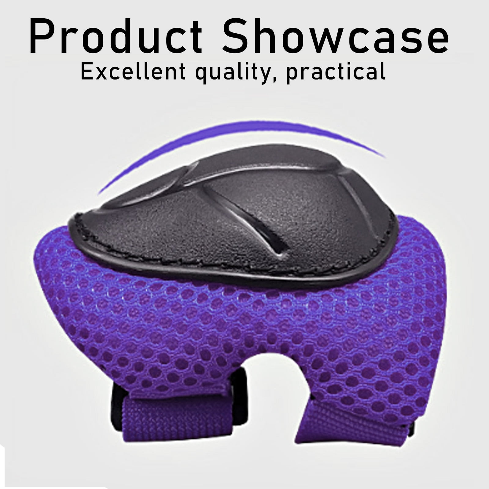 BESTSKY 7 Pcs Kids Helmet and Protective Gear Set,Toddler Helmet with Knee Pads,Elbow Pads,Wrist Guards for Skateboarding,Cycling,and Scooters,Purple