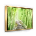 thumbnail image 3 of Designart 'Path in Green Bamboo Forest' Traditional Framed Canvas Wall Art Print, 3 of 5