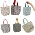 thumbnail image 2 of Large Capacity Flower Canvas Shoulder Bag Convenient For Women Magnetic Snap Closure Canvas Shoulder Bag, 2 of 10