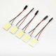 thumbnail image 5 of 5 PCS White COB 18LED Bulb Festoon 31mm 36mm 39mm T10 W5W LED Light COB 12V Car Interior Dome Reading Trunk Lamps, 5 of 5
