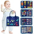thumbnail image 1 of Juguetes Montessori Busy Board hahaland para niños pequeños de 2 años, 1 of 8