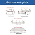 thumbnail image 4 of Dowbom Printed Sofa Cover with Skirt,Stretch Sofa Slipcover for 1 2 3 4 Seater Furniture Protector Anti-Slip Washable Spandex Fabric Couch Cover for Living Room Bedroom-M(57"-72")-G, 4 of 7