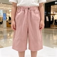thumbnail image 2 of JCCXIN Toddler Kids Girls School Pants Casual Baggy Straight Wide Leg Pants With Pockets Solid Color Lightweight Outdoor Summer Daily Wear Soft Party Bottoms,Pink,2-3 Years, 2 of 9
