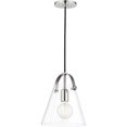 thumbnail image 5 of Mitzi H162701s Karin 1 Light 9" Wide Mini Pendant - Nickel, 5 of 6